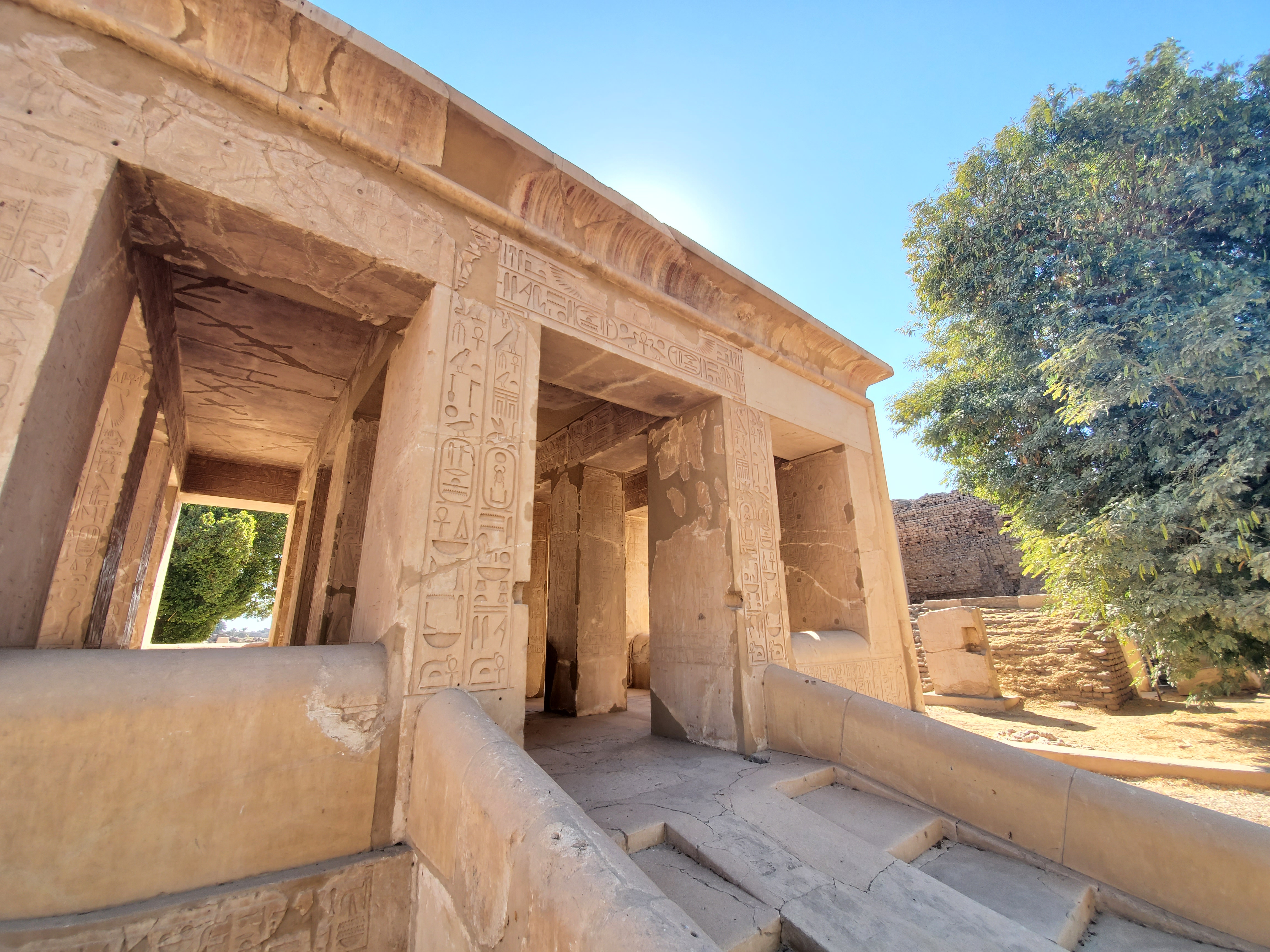 The beautiful White chapel at Karnak