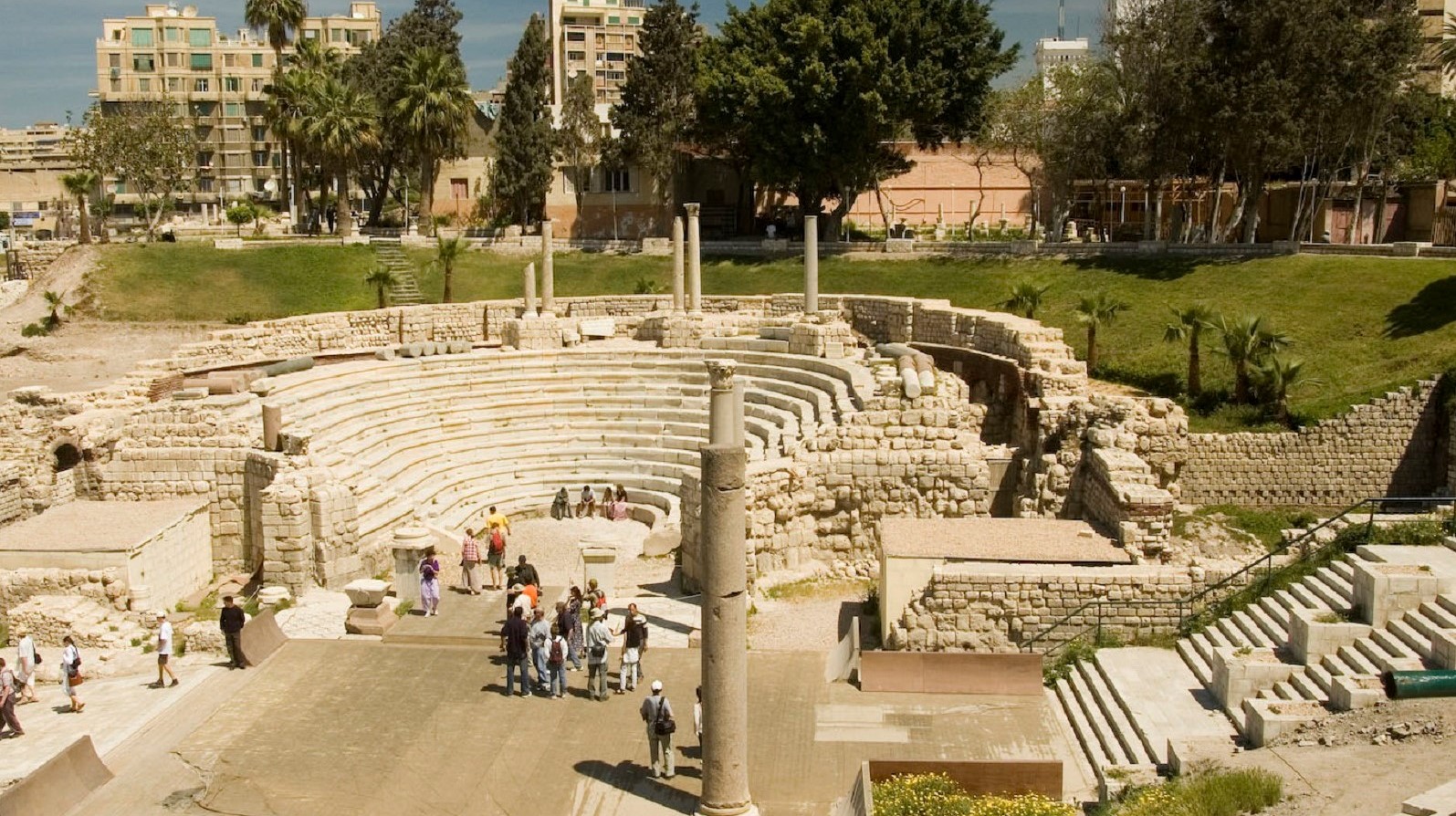 ampitheater in Alexandria