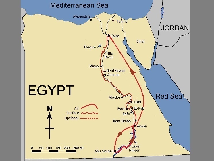 egypt map